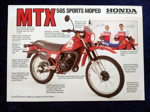 Honda mtx 50s sports - 50s, moped