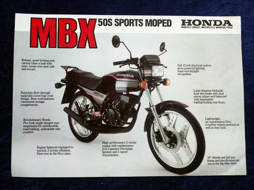 Honda mbx 50s sports - mbx, moped
